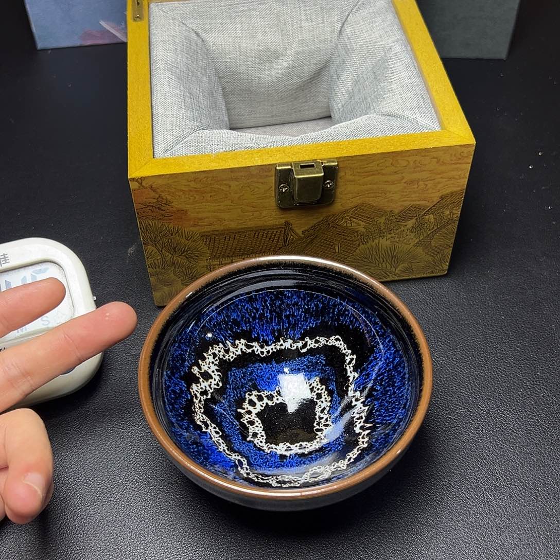 明***远茶盏150建窑建盏主人杯