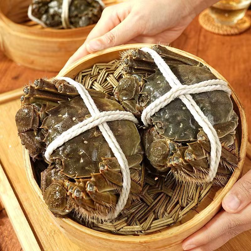 【活蟹】（辽河大闸蟹 ）公母混2.9-3两/只 3斤独立包装 礼盒全国包邮