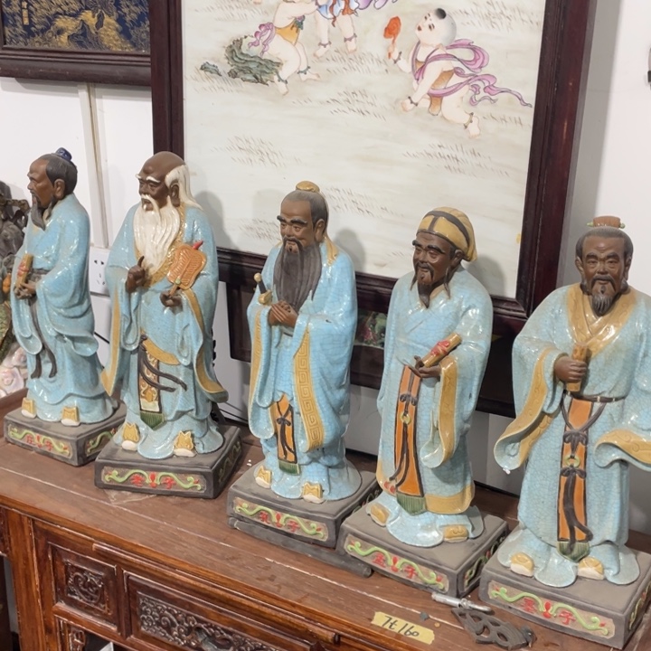 陶摆件顺利兄弟精品价格