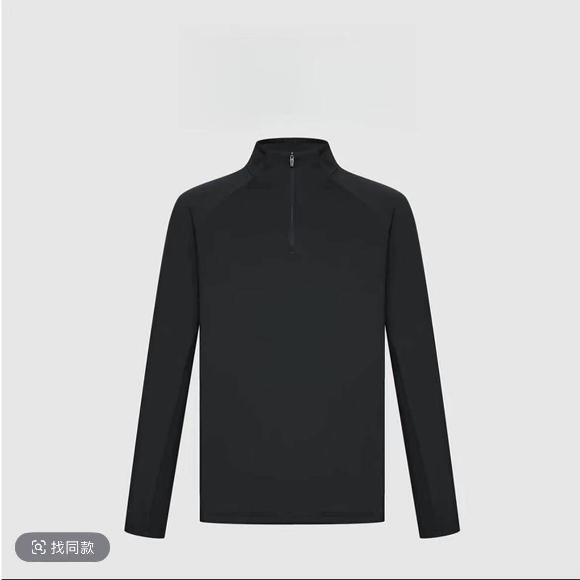 【奥莱撤柜专供】三条路款秋季新款长袖立领拉链户外打底衫T恤W