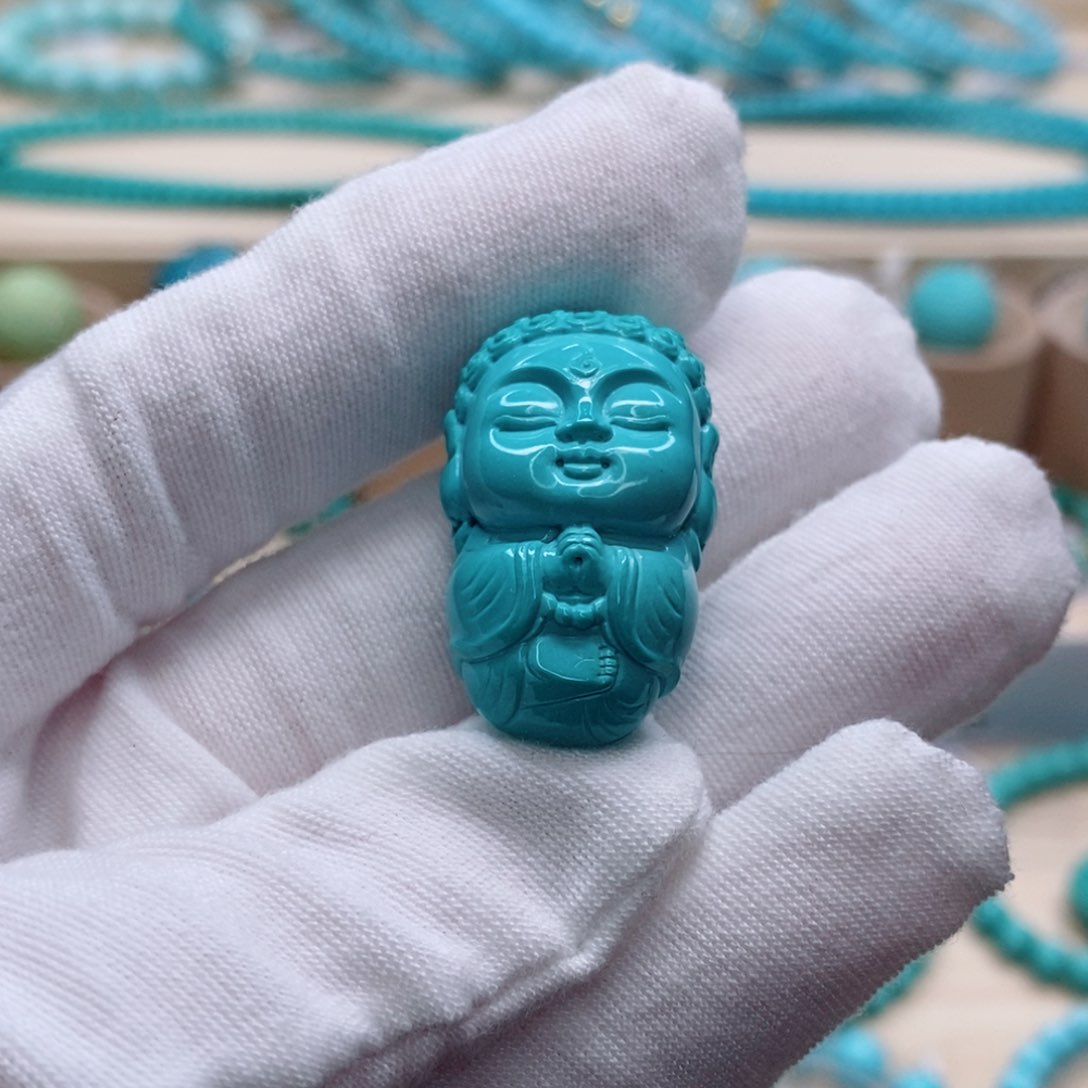 绿松石珠宝奇石未镶嵌