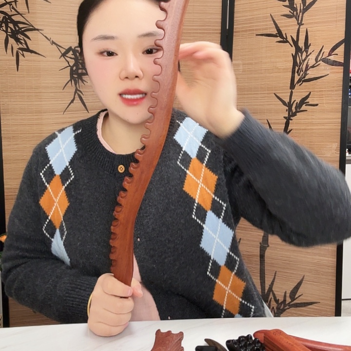 红檀木64厘米龙棍微瑕疵