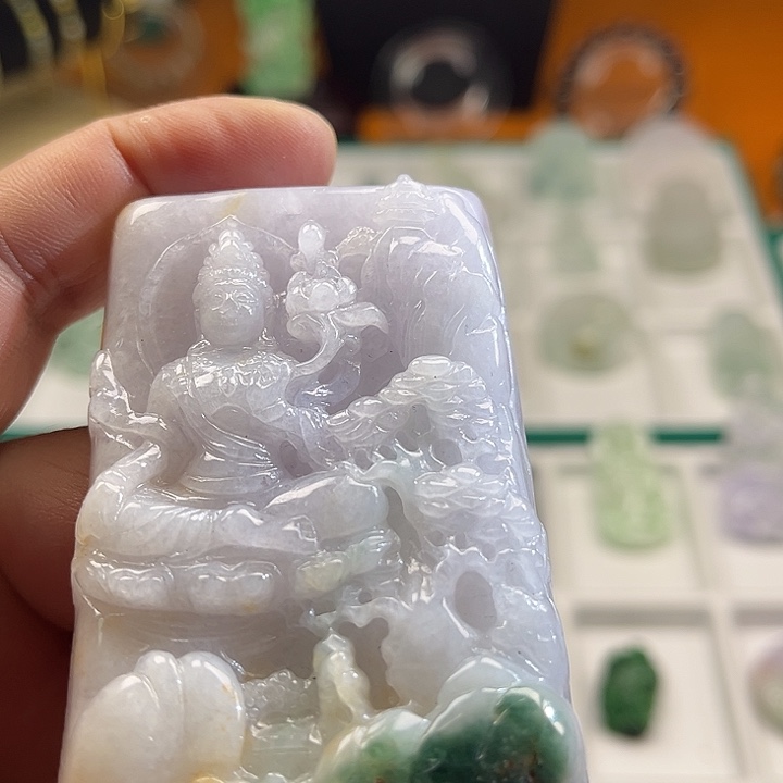 翡翠未镶嵌颈饰天然缅甸翡翠