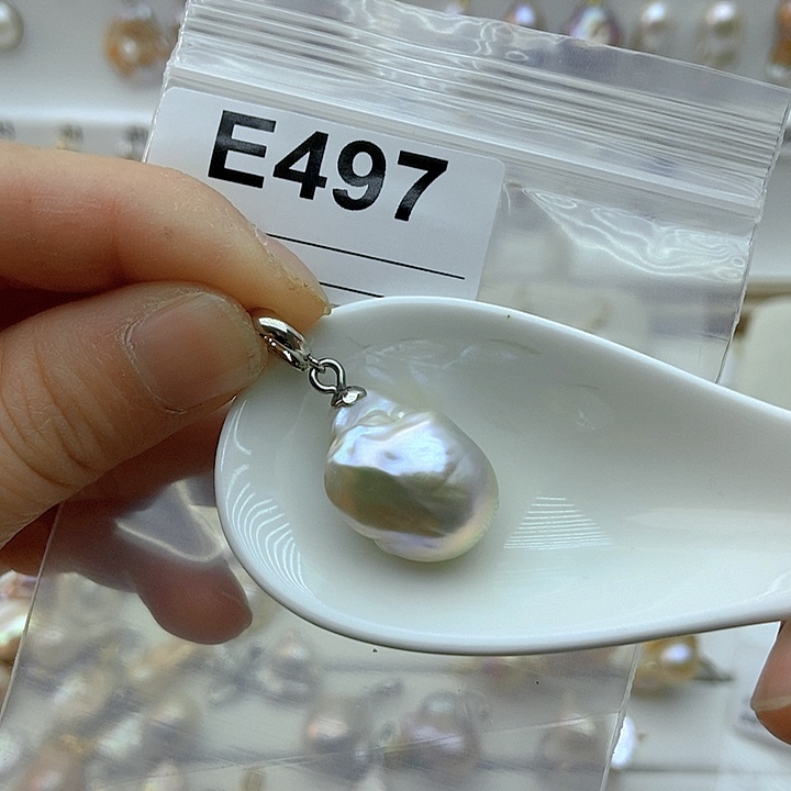 淡水珍珠颈饰银S925镶嵌