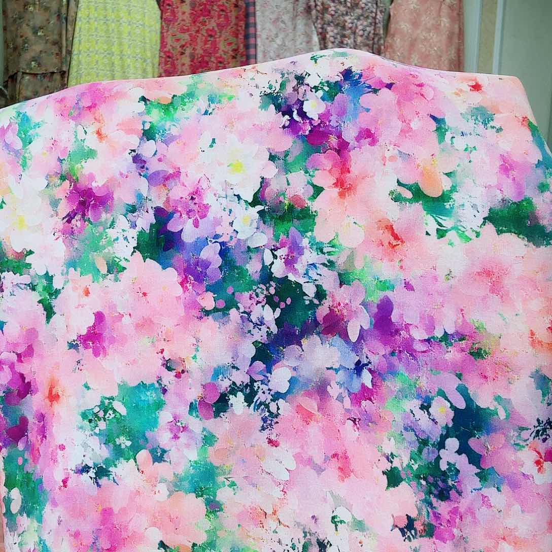 棉小紫花凉凉呗舒服凉快