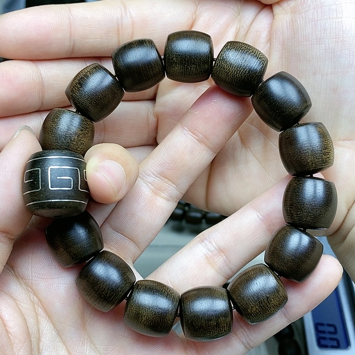 手串沉香用****8越南芽庄白棋楠