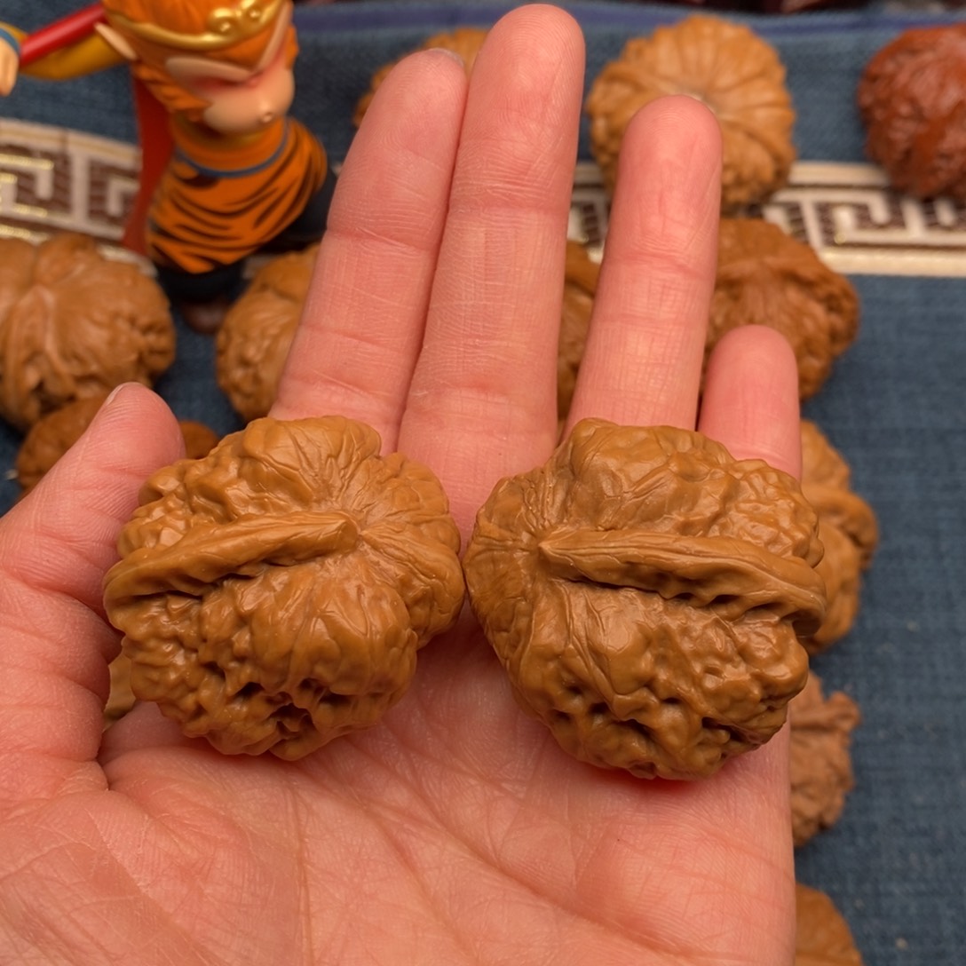 文玩核桃把件36一帆风顺