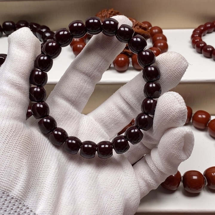 核桃手串/手链茶猴头雕刻