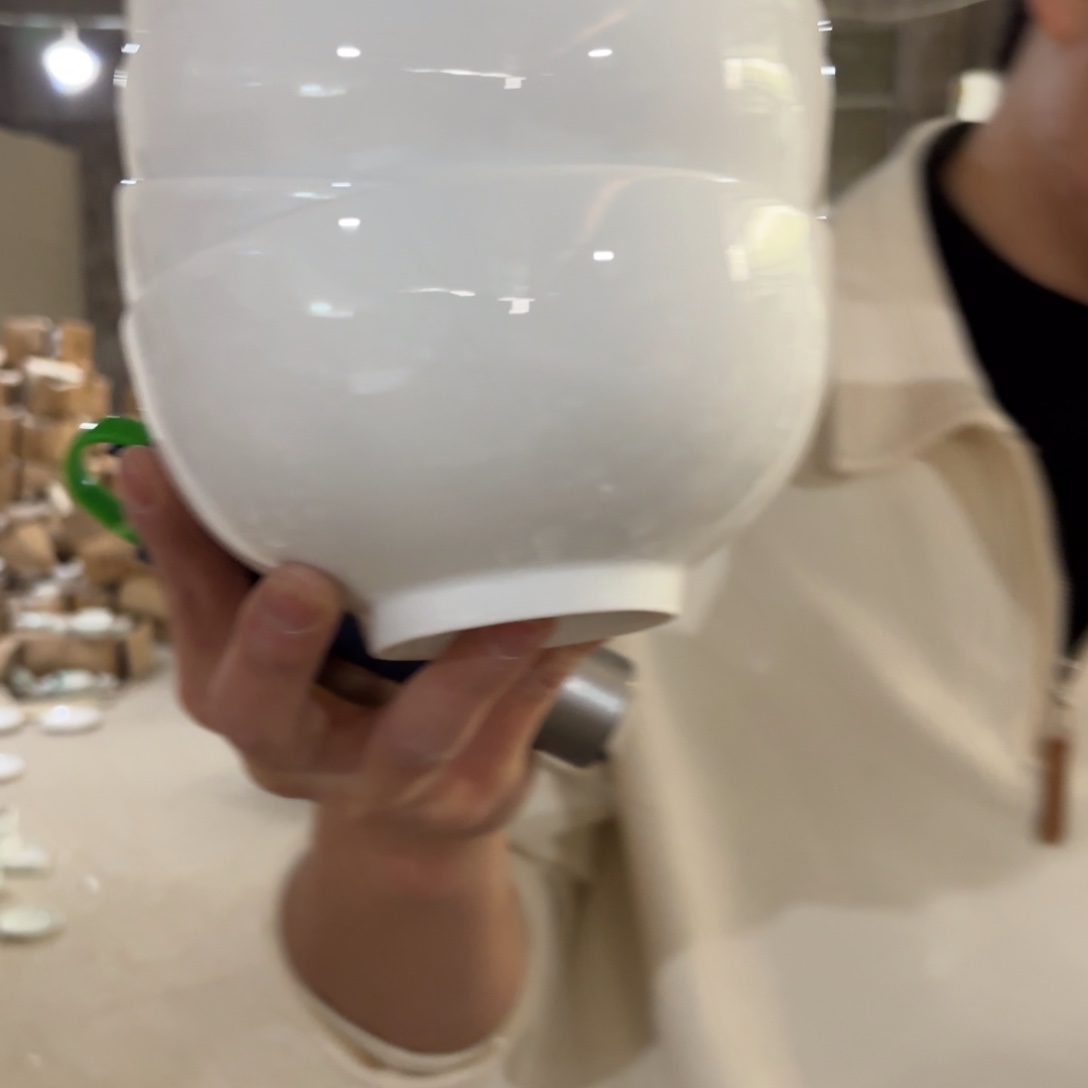 陶瓷6英寸高白泥奥碗4只微瑕