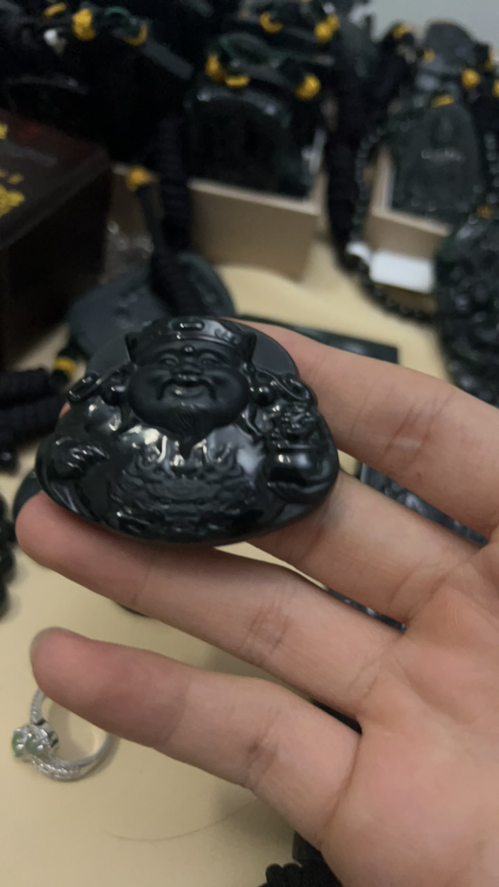 天然翡翠a货墨翠