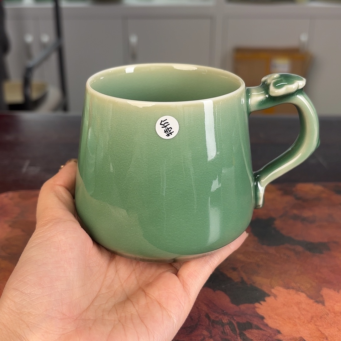 龙泉云间青瓷小米茶器