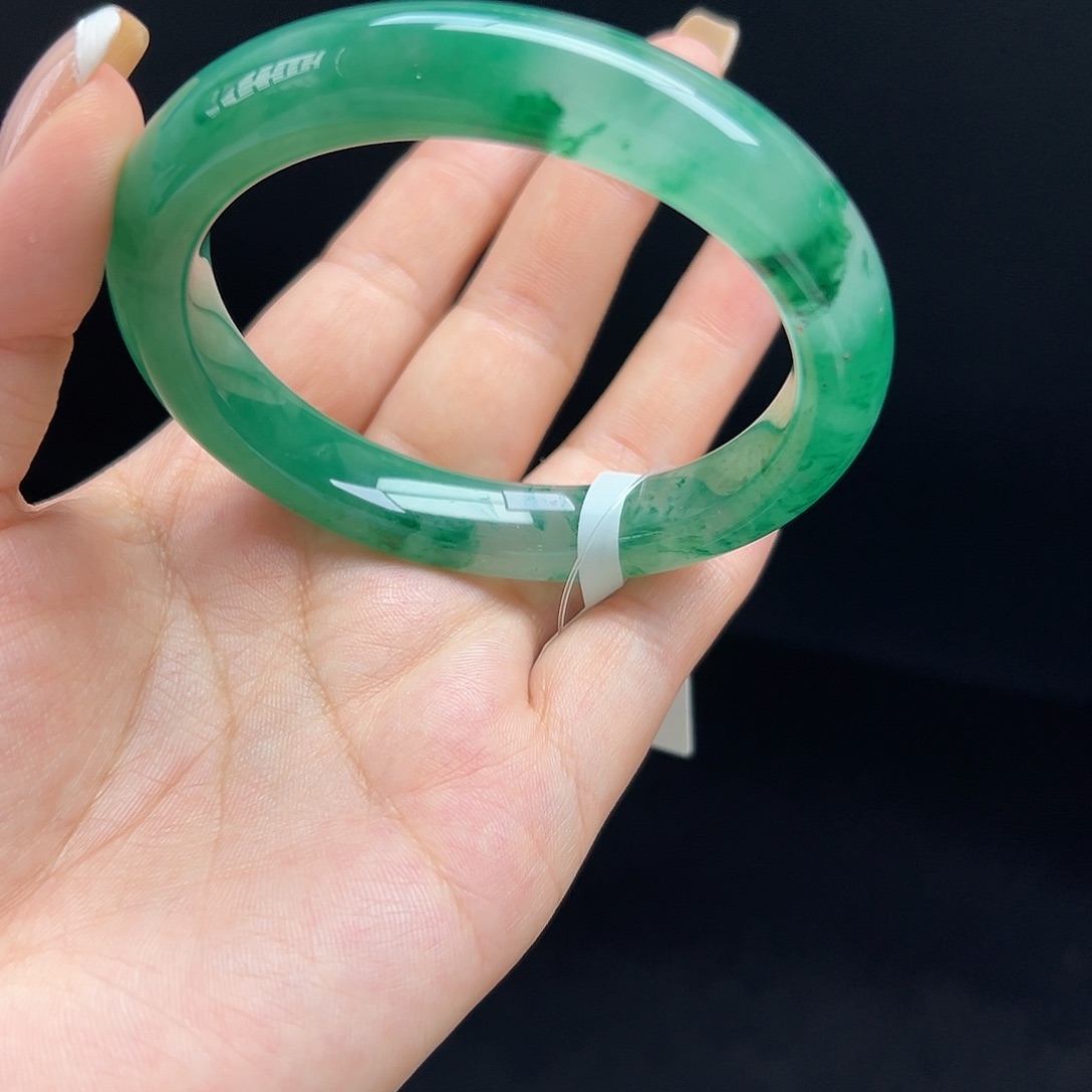 未镶嵌手镯石英质玉非洲翠5960