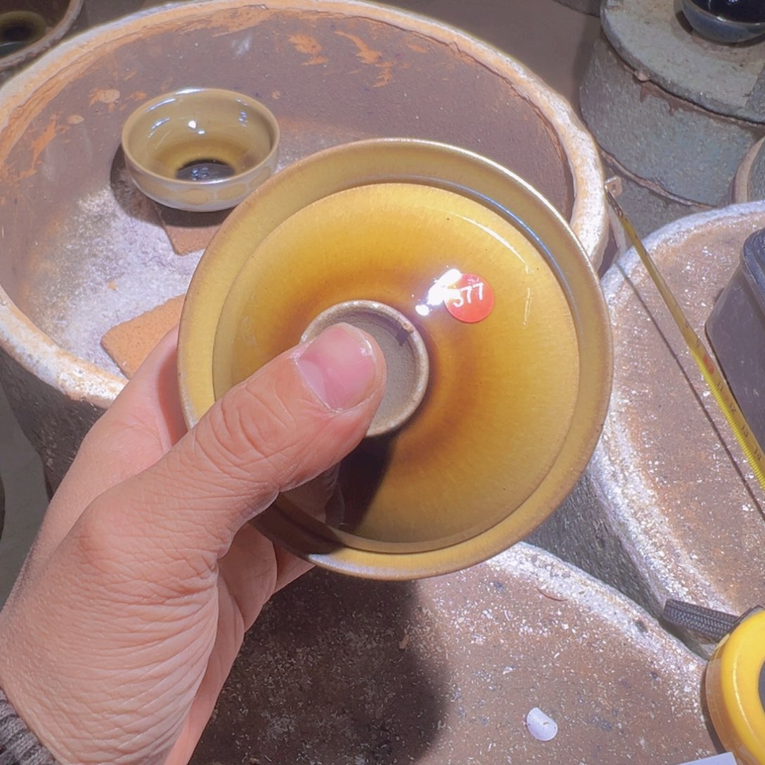 茶盏377 建窑建盏奇飞窑