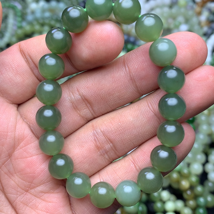 和田玉未镶嵌手串福利款 小包容 介意勿拍