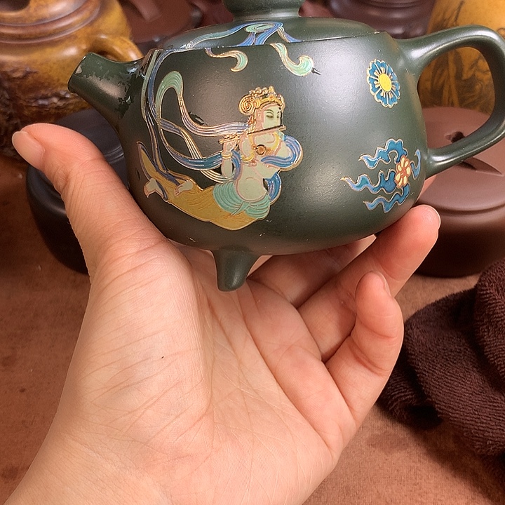 紫砂茶壶紫砂微瑕