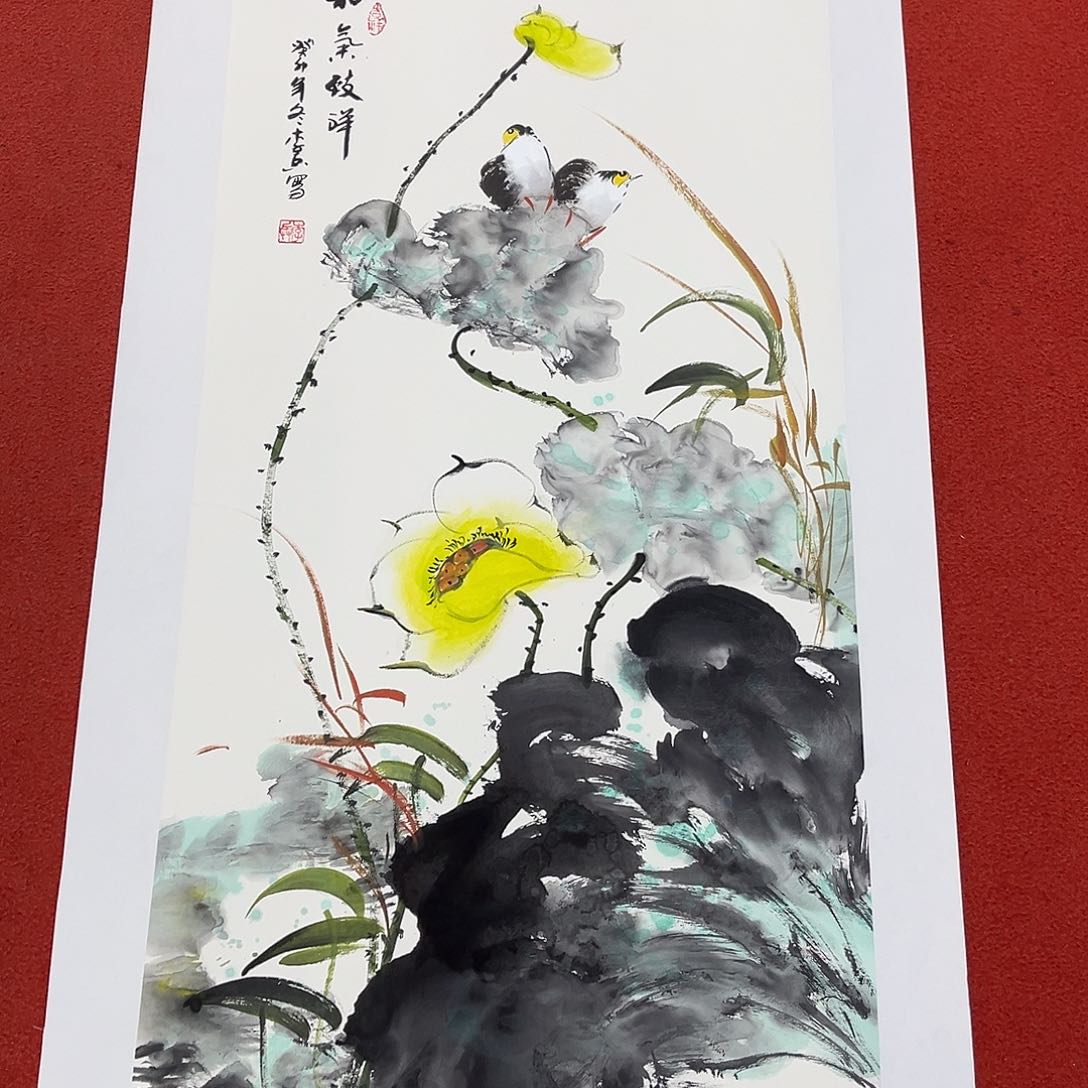 国画手绘国画作品