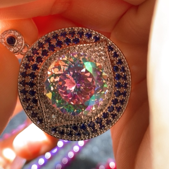 红宝石戒指银S925镶嵌