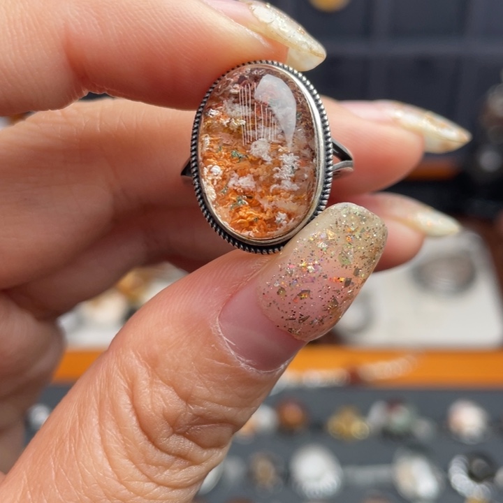 水晶戒指银S925镶嵌11111111