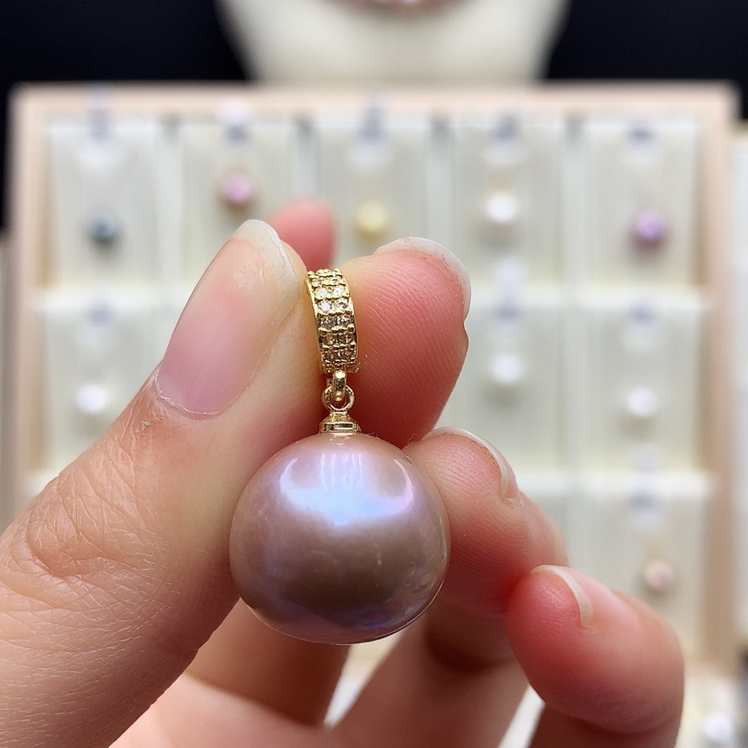 淡水珍珠颈饰合金