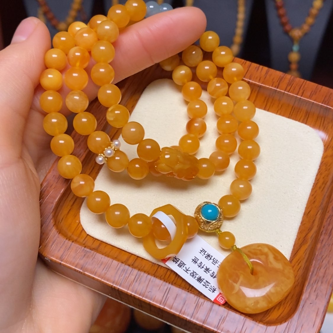 【闪购商品】蜜蜡手链未镶嵌手串
