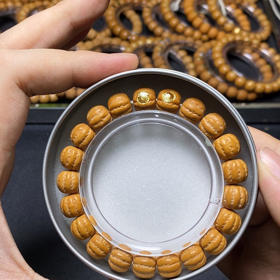 猴头核桃手串双标京八棱11+单号16号