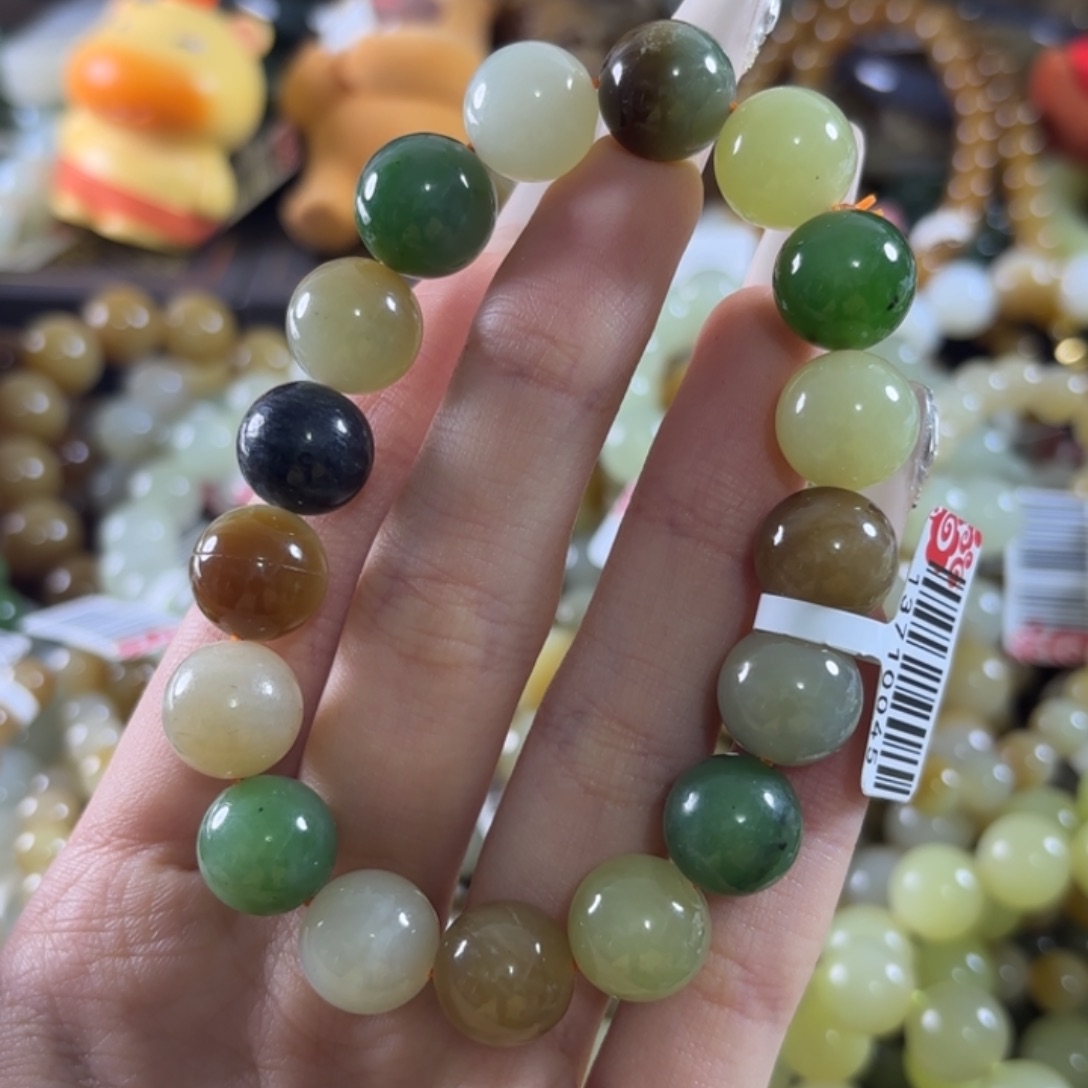 和田玉未镶嵌手链316