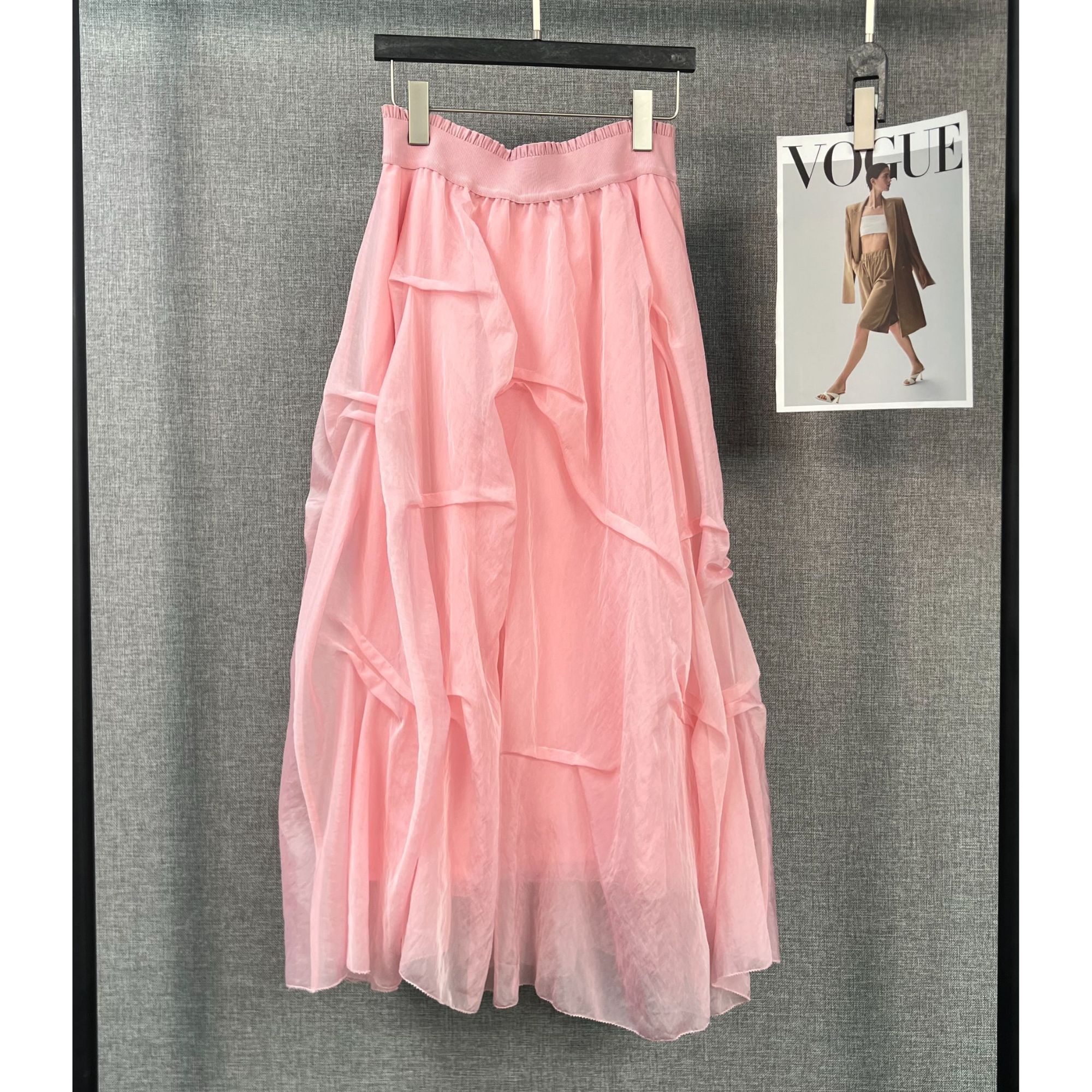 【南油柒语家】粉色蓬蓬纱裙（0068）2025QZ069