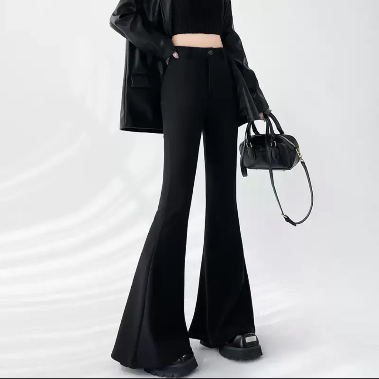 059时尚弹力微辣长裤