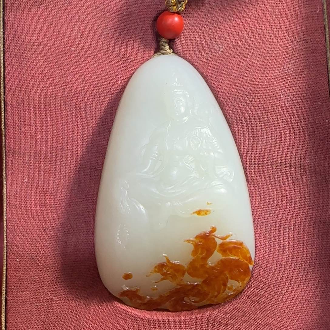 和田玉挂件未镶嵌