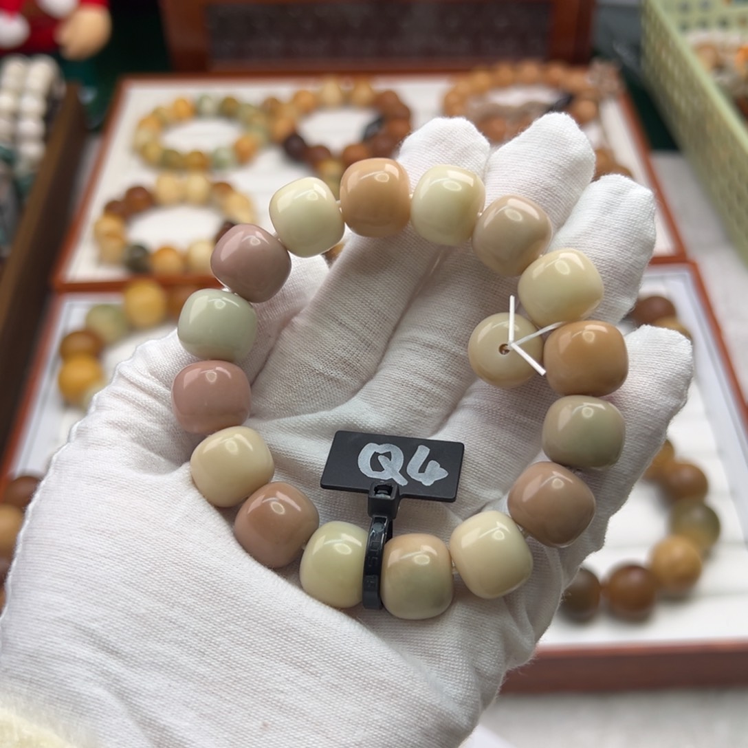 菩提根/象牙果手串卡14桶珠全品4