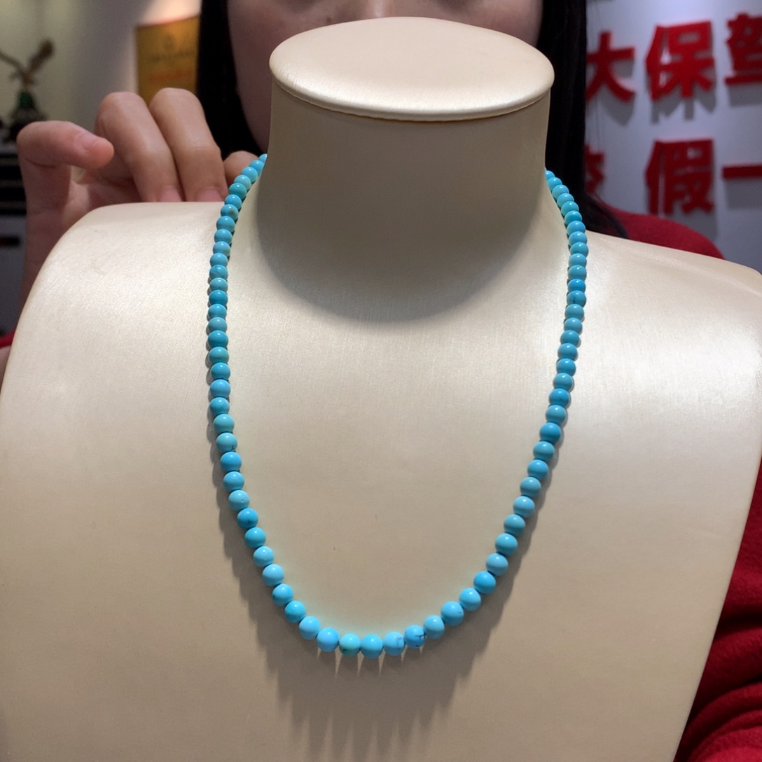 绿松石锁骨链未镶嵌