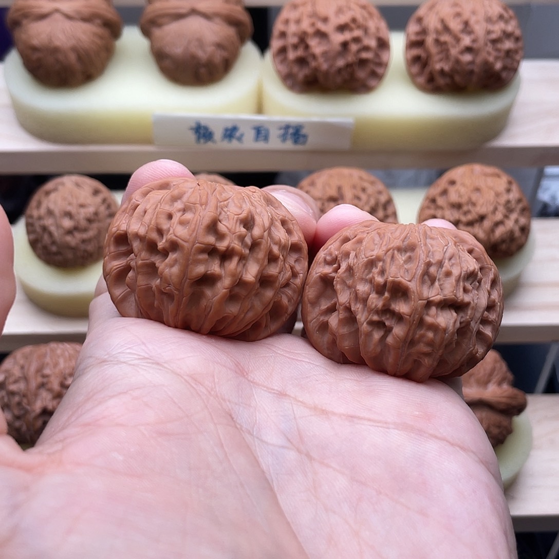 吊坠文玩核桃42磨盘福利漏