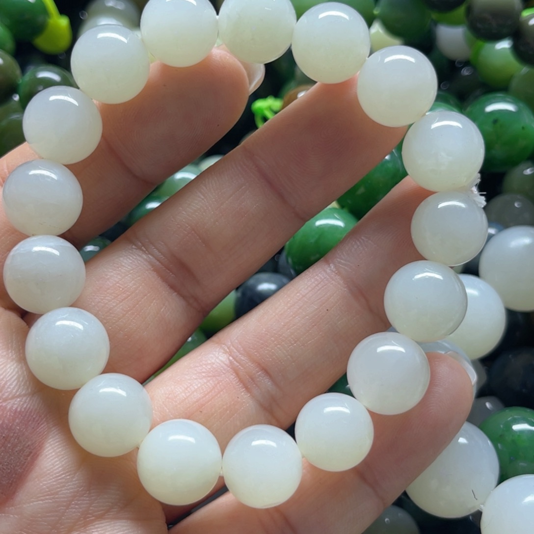 和田玉手链未镶嵌