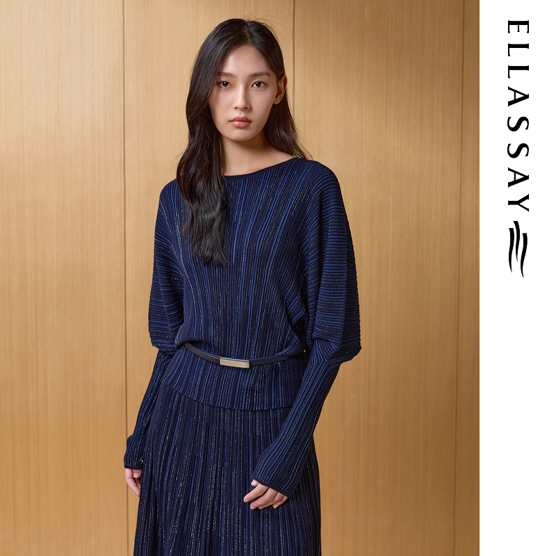 ELLASSAY歌力思2025秋季新款简约套头针织衫EWF3609500