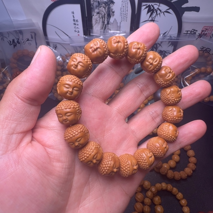 猴头核桃手串宝宝佛