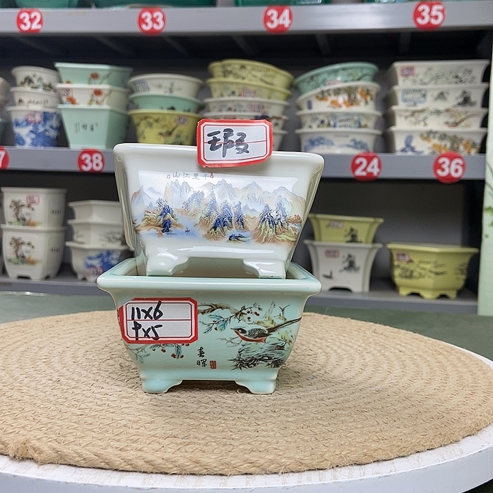 紫砂紫砂花盆1213