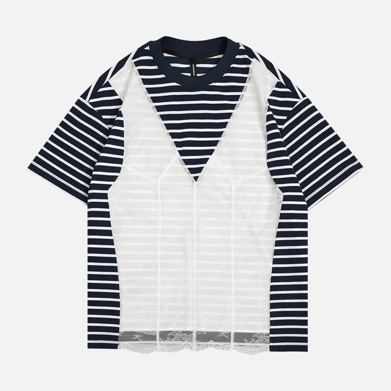 【上新】25N轻奢高级感美式街头潮流设计条纹短袖+短裤 152617/16