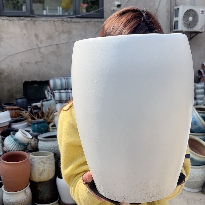 红陶口23高33一个白蛋壳