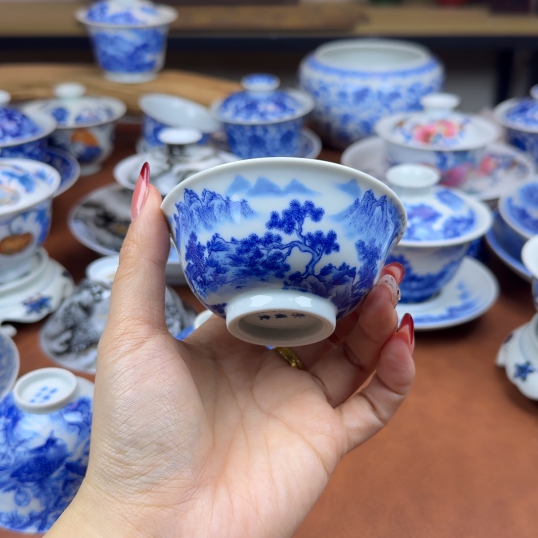 陶景德镇陶瓷手绘杯子