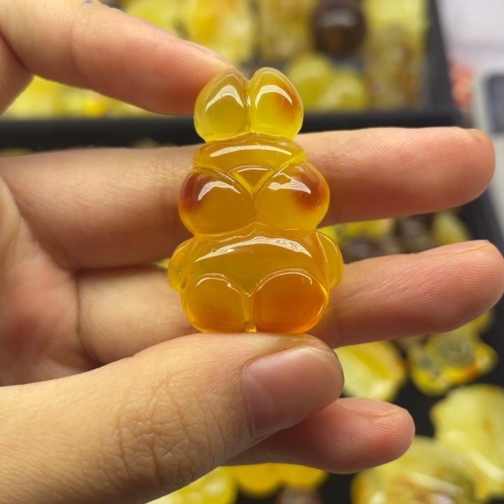 琥珀未镶嵌裸石天然琥珀蜜蜡