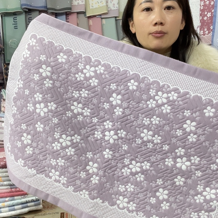 棉特价紫色小雪花