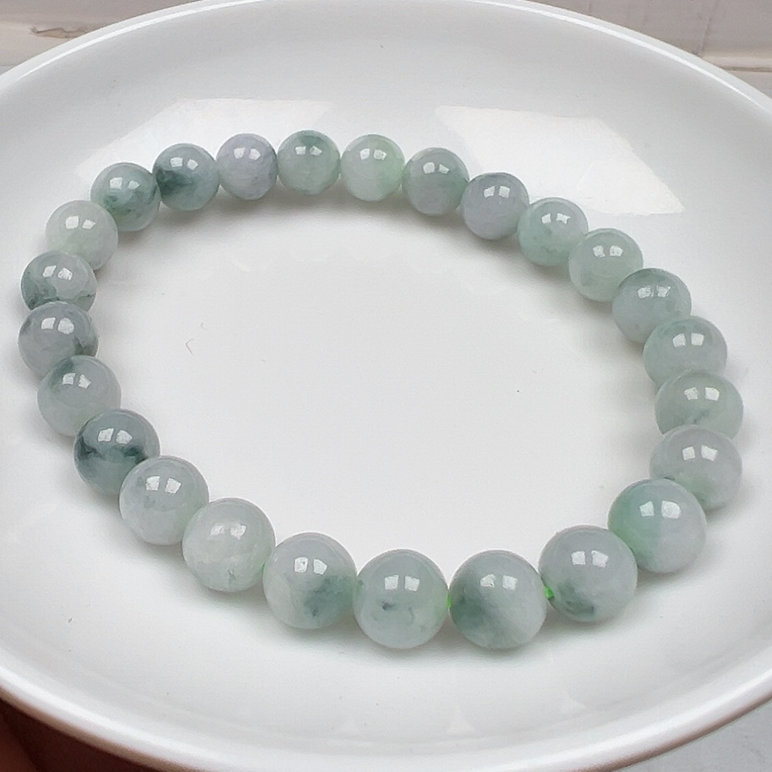 翡翠手链未镶嵌张*豆货主老华