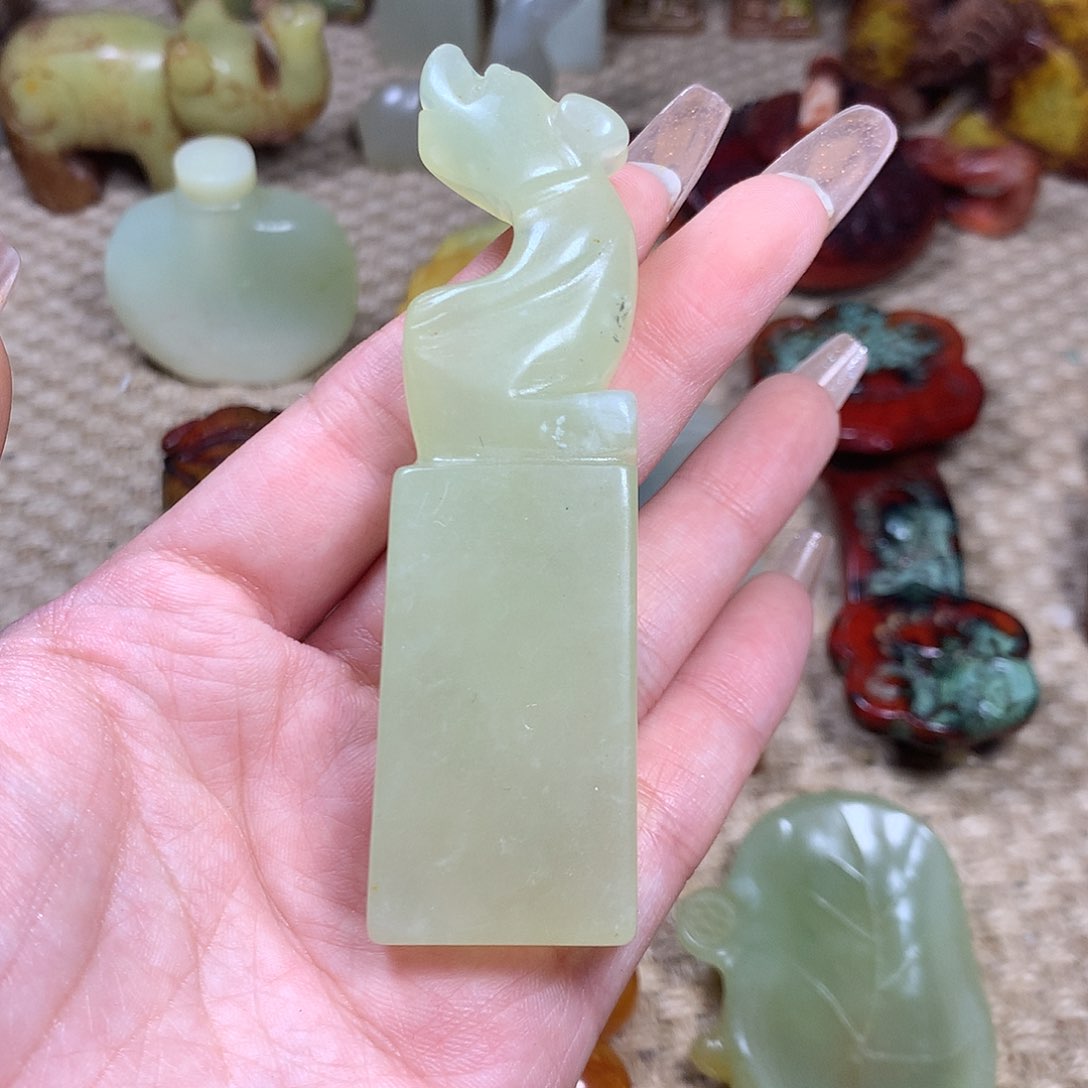 白玉菩提吊坠挂件