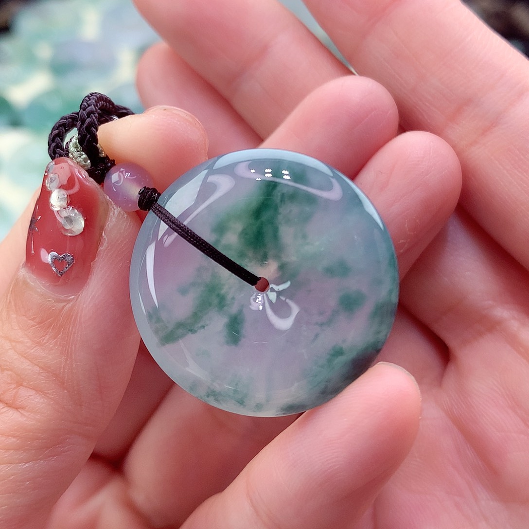 翡翠颈饰未镶嵌30尺寸27.6/6.1