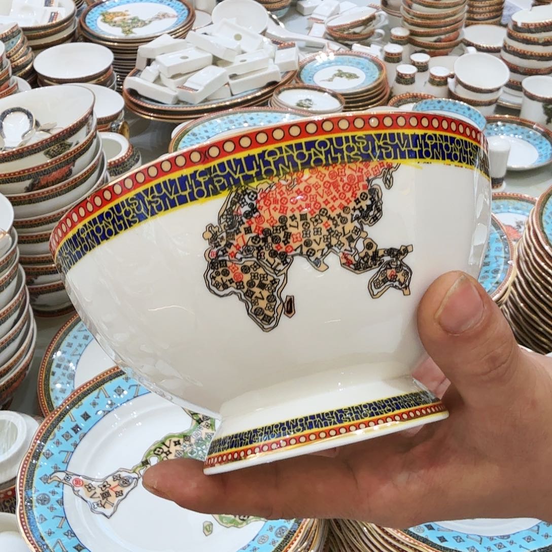 瓷片骨瓷餐具陶瓷高温工厂清