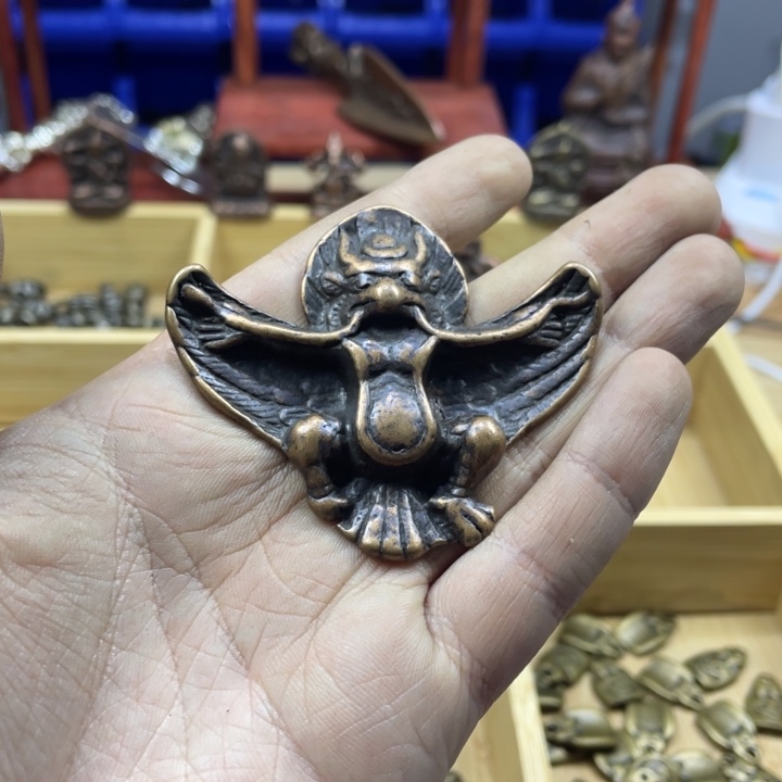 藏传大棚鸟一个手工翻砂