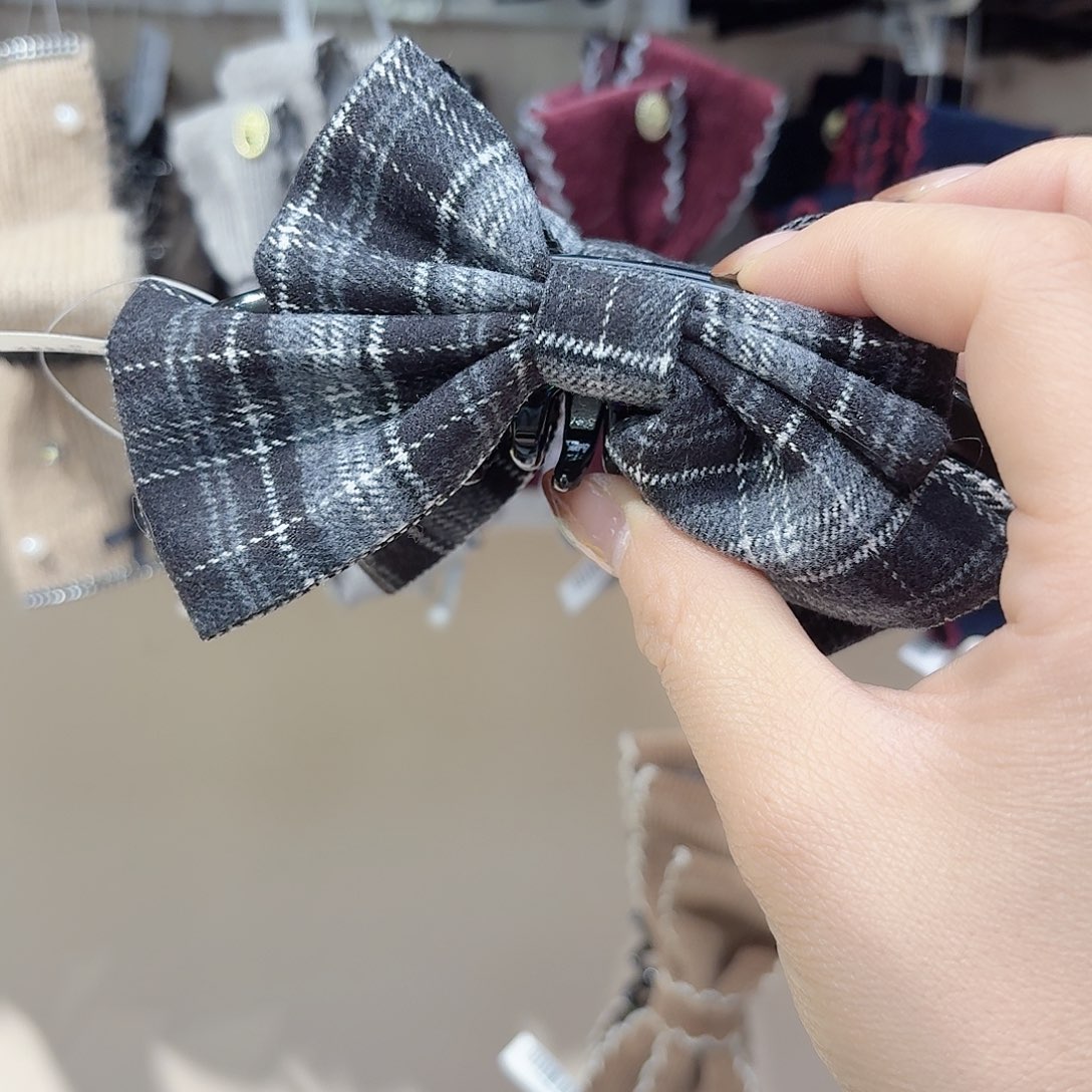 皮质铁合金格子香蕉夹