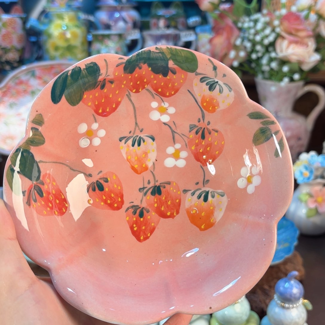 景德镇手绘高温釉下彩陶瓷茶具