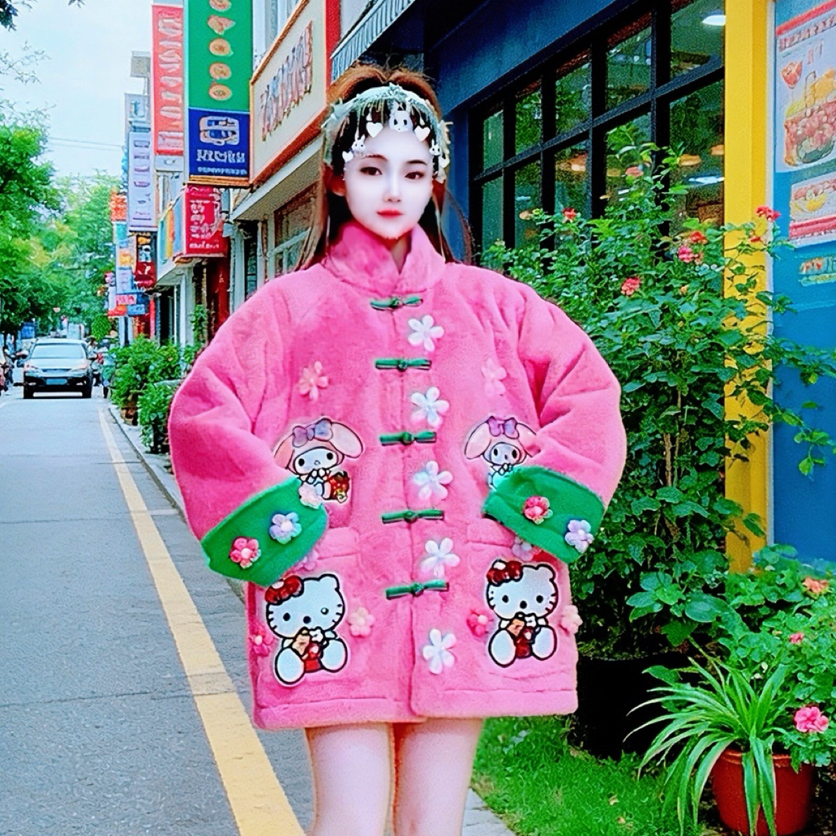 【面条仙仙】3875#新中式冬季甜美仙仙洋气保暖外套