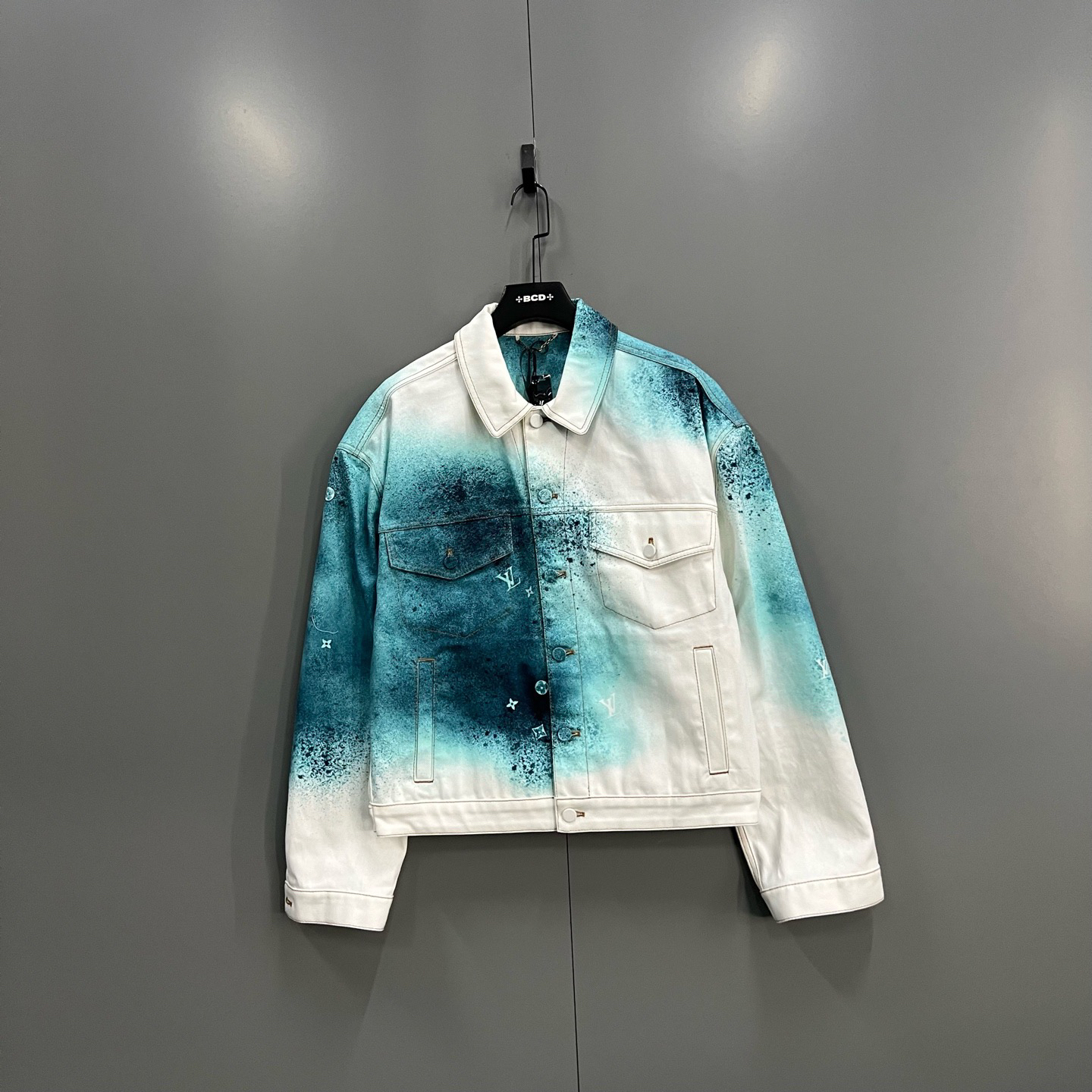 未使用 LouisVuitton/路易威登 ab1223 103140 星空牛仔夹克 50码